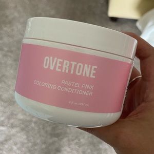 Overtone pastel pink coloring conditioner